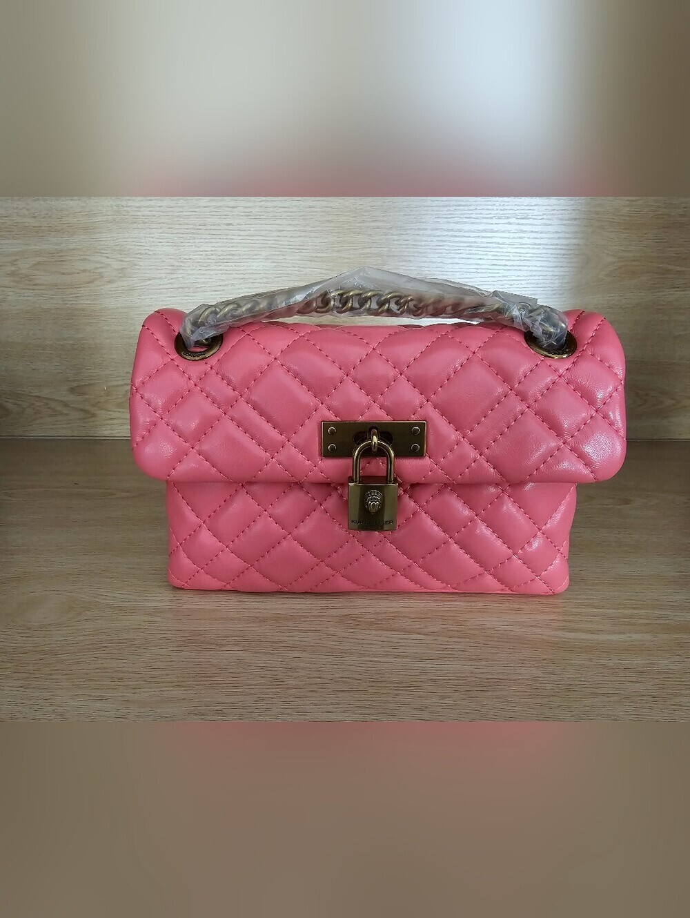 Kurt Geiger London Mini Leather Bruxton Lock Bag.